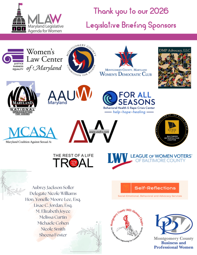 新品！BRIEFING WOMENS WS MINI 3D LOGO 2026 Legislative Briefing | Maryland Legislative Agenda for Women